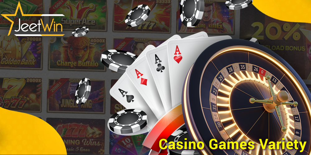 Play more than 1,000 different casino games at JeetWin