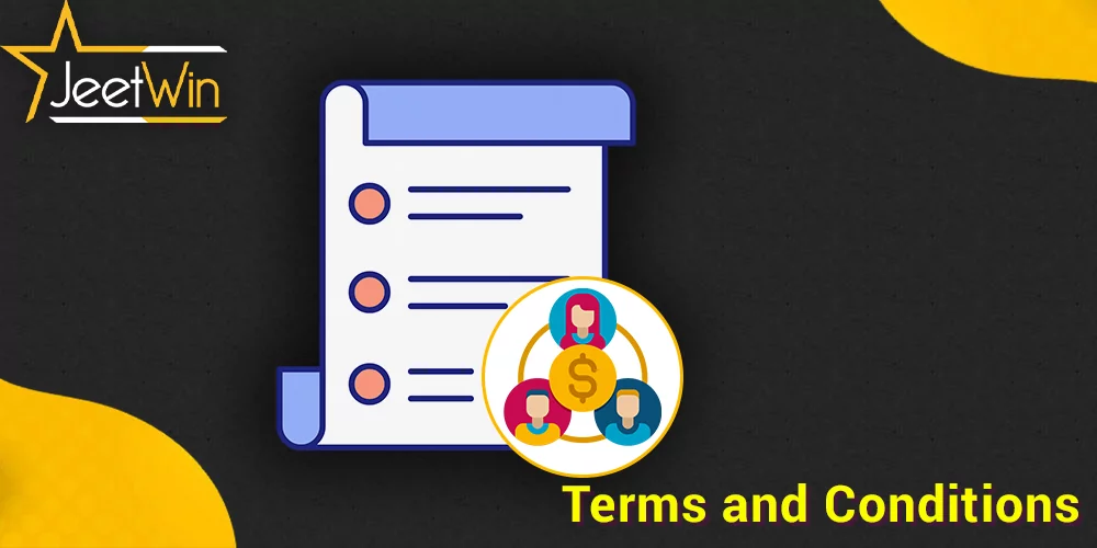 Terms and Conditions for referral bonus at JeetWin