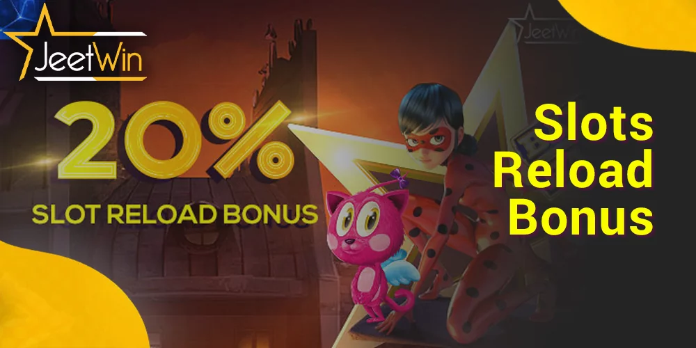 Slots Reload Bonus at JeetWin - get up to BDT 5,000