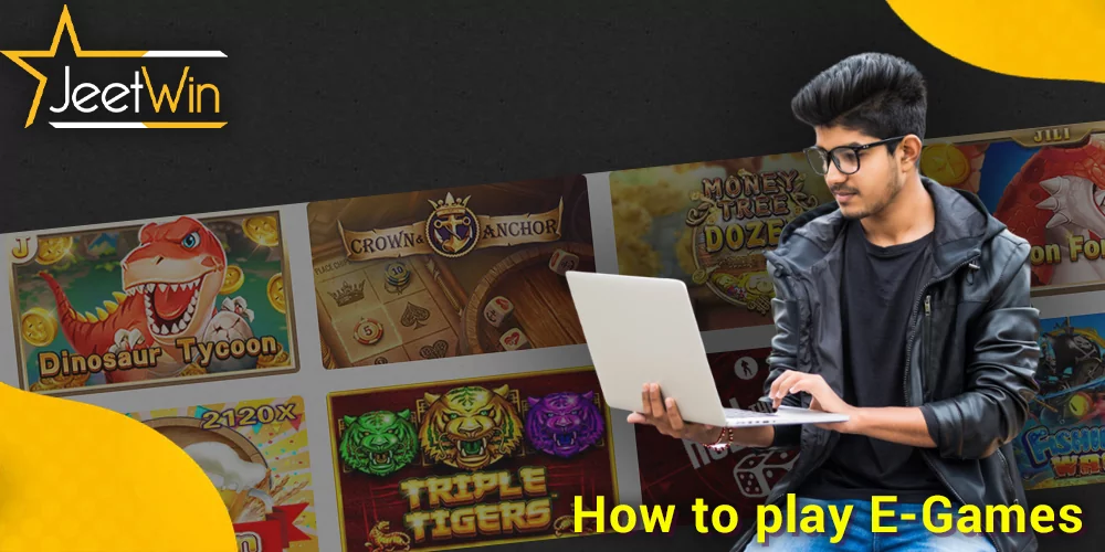 step-by-step instructions on how to play E-games at JeetWin