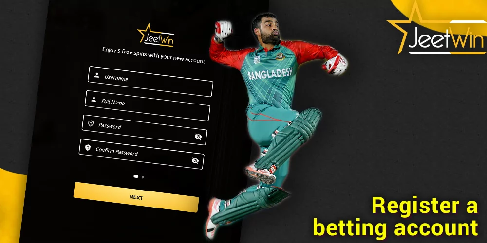 step-by-step instructions on how to Register a betting account at JeetWin