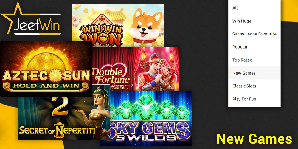 New Games subcategory at JeetWin
