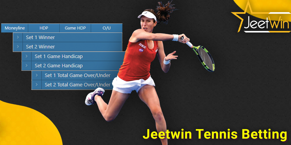 Jeetwin Tennis Betting - most popular tournaments