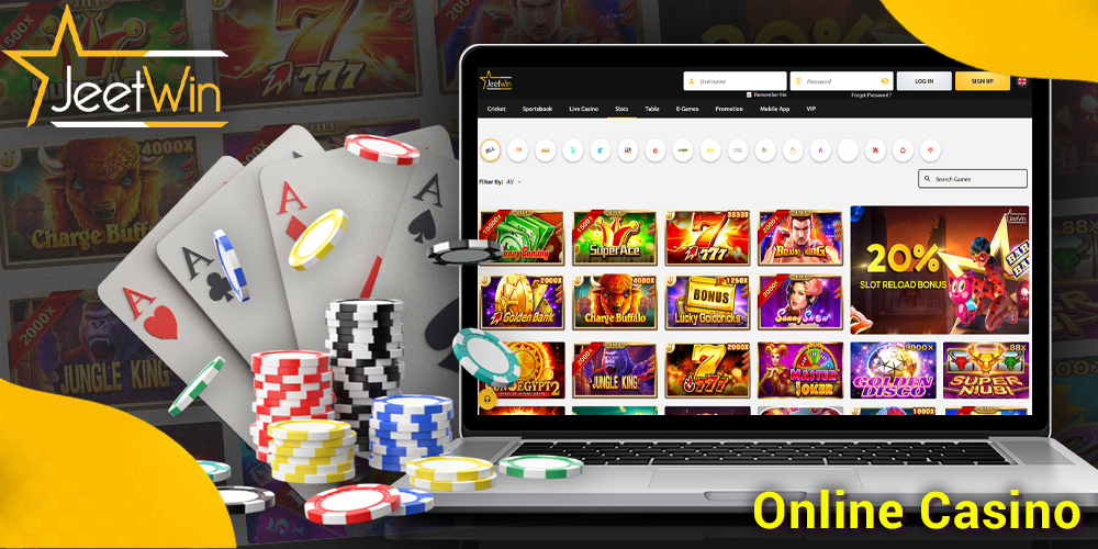 Play more than 1,000 games at online casino JeetWin