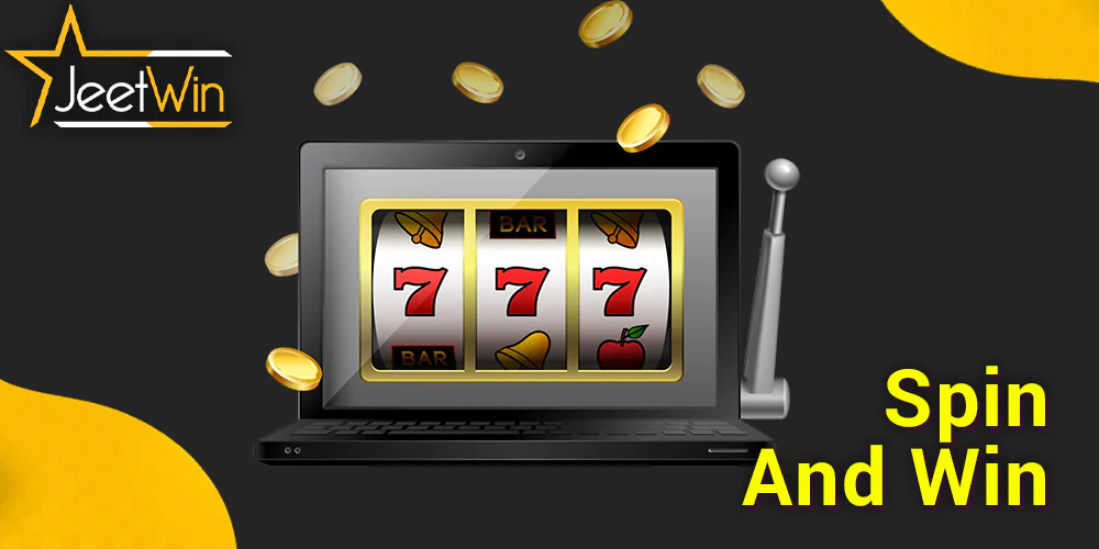 Spin And Win bonus at JeetWin casino - get 5 free spins
